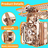 Music Park - 3d Wooden Puzzle Punk Airplane Music Box You Are My Sunshine Handmade Assembly Model Kit Holidays Brthdays Christmas Gifts
