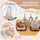 inQ Boutique - Kids Pretend Play Kitchen Set Certified Realistic Sound with Storage & Accessories