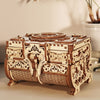 Music Park - 3D Wooden Puzzle model Kits Antique Jewel Box DIY Home Decoration Model Birthday or Christmas Gifts
