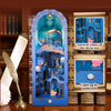 Music Park - 3d wooden puzzle for adults Atlantis book nook with lights model kit dollhouse DIY miniature house Birthday and Christmas gifts
