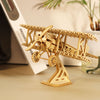 Music Park - 3D Wooden Puzzle Wood DIY Craft  Bi-Plane Model kits Handmade Gifts