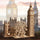 Music Park - 3D Wooden Puzzle Big Ben Model Kits Desktop Clock DIY Building Blocks Creative Gift Home Decor for Family Unique Christmas Gift