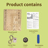 Music Park - 3D Wooden Puzzle Big Ben Model Kits Desktop Clock DIY Building Blocks Creative Gift Home Decor for Family Unique Christmas Gift
