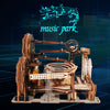 Music Park - Electric 3D Wooden Puzzles Marble Run Model Kits  Brain Teaser Puzzle DIY handmade Christmas gift(Without battery)
