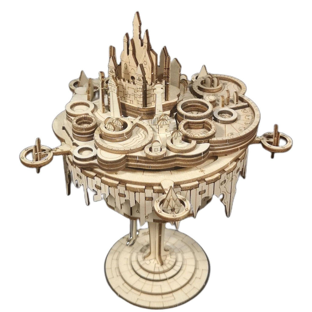 Music Park - 3D Wooden Puzzles Music Box kits You are My Sunshine Castle Building Model DIY Crafts Birthday Gift for Women