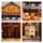 Music Park - 3d wooden puzzle for adults Noren Food House book nook with lights model kit dollhouse DIY miniature house Birthday and Christmas gifts