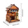 Music Park - 3d wooden puzzle for adults Noren Food House book nook with lights model kit dollhouse DIY miniature house Birthday and Christmas gifts