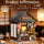 Music Park - 3d wooden puzzle for adults Serene Izakaya book nook with lights model kit dollhouse DIY miniature house Birthday and Christmas gifts