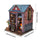 Music Park - 3d wooden puzzle for adults Dark Cottage book nook with lights model kit dollhouse DIY miniature house Birthday and Christmas gifts