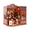 Music Park - 3d wooden puzzle for adults Old Lane Sound Box House book nook with lights model kit dollhouse DIY miniature house Birthday and Christmas gifts