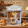 Music Park - 3d wooden puzzle for adults Rustic Grain Bakery book nook with lights model kit dollhouse DIY miniature house Birthday and Christmas gifts