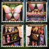 Music Park - 3d wooden puzzle for adults Butterfly Specimen Museum book nook with lights model kit dollhouse DIY miniature house Birthday and Christmas gifts