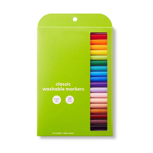Big hunter - 20ct Washable Markers Super Tip Classic Colors