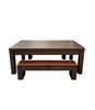 4 Supply - 7ft 3-in-1 Multi-Functional Pool Table with Benches (Pool Table + Ping Pong Table + Dining Table)