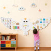 inQ Boutique - 11-in-1 Montessori Owl Activity Wall - STEM Sensory Busy Board with Magnetic Whiteboard, 3+ Years Old