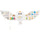 inQ Boutique - 11-in-1 Montessori Owl Activity Wall - STEM Sensory Busy Board with Magnetic Whiteboard, 3+ Years Old