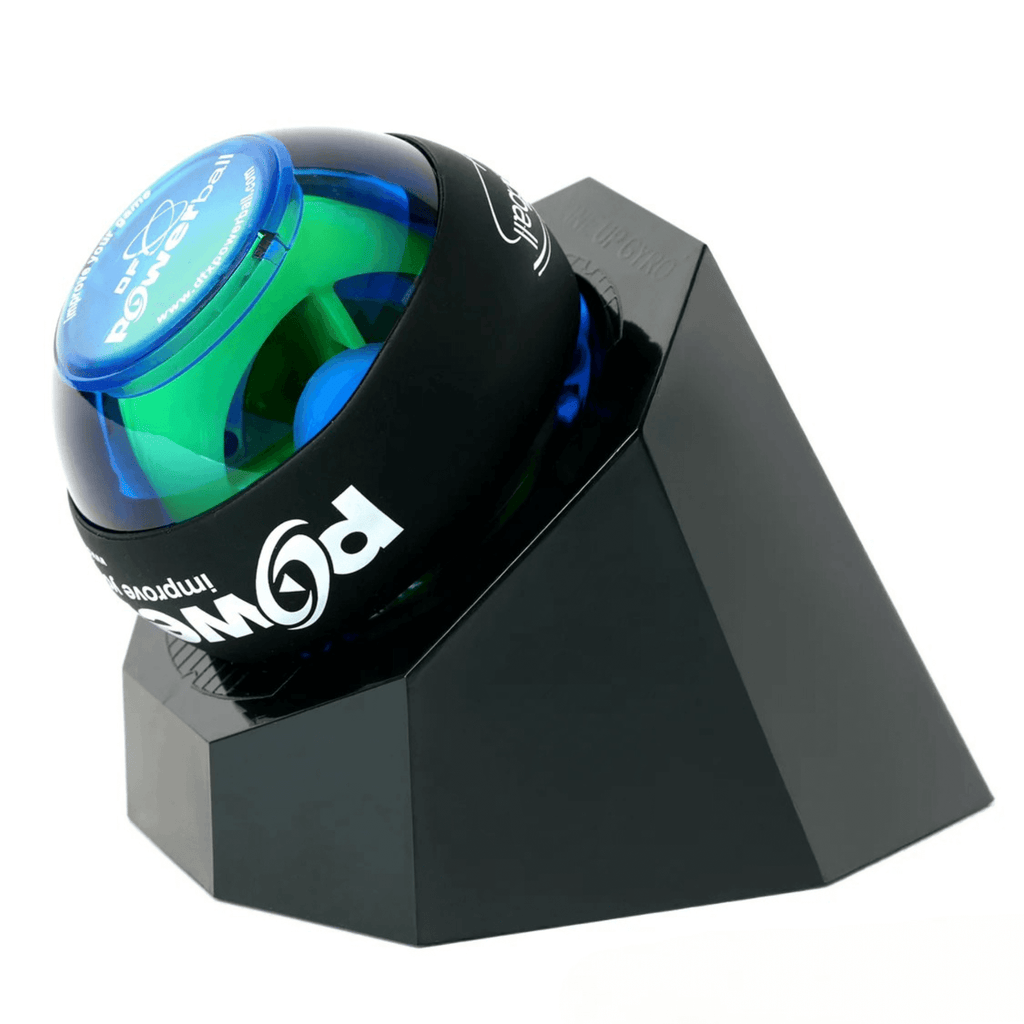 DFX Powerball Blue Gyro Exerciser with Powerdock