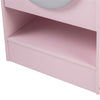 inQ Boutique - Pink Dual-Sided Kids Play Kitchen with Water Dispenser and Range Hood for 3+ Years Old