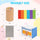 Bright Living - Montessori Toys, Fine Motor Skills Toys Old Wooden Color Sorting Stacking Toy Boys Girls Educational Gift Kids Birthday