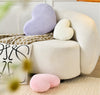 Bright Living - Heart Pillow Cute Fuzzy Pillows Throw Pillows for Bed Livingroom Home Decor Cushion Decorative Aesthetic Preppy Pillows Purple,Large 19''x15''