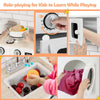 inQ Boutique - Kitchen Toy Wooden Kids Kitchen with Washing Machine