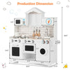 inQ Boutique - Kitchen Toy Wooden Kids Kitchen with Washing Machine