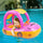 Eggracks by Global Phoenix - Baby Inflatable Pool Float Car Shaped Toddler Swimming Float Boat Pool Toy Infant Swim Ring Pool with Sun Protection Canopy for 1-3 Year-Old Kids Infant Toddlers