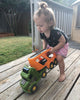 willsea - Toy Dinosaur for 2 3 4 Years Old Boys and Girls;  Car Transport Truck with Sound and Light;  6 Pack of 5'' Dinosaur Toys;  Educational Realistic Dinosaur Play Set