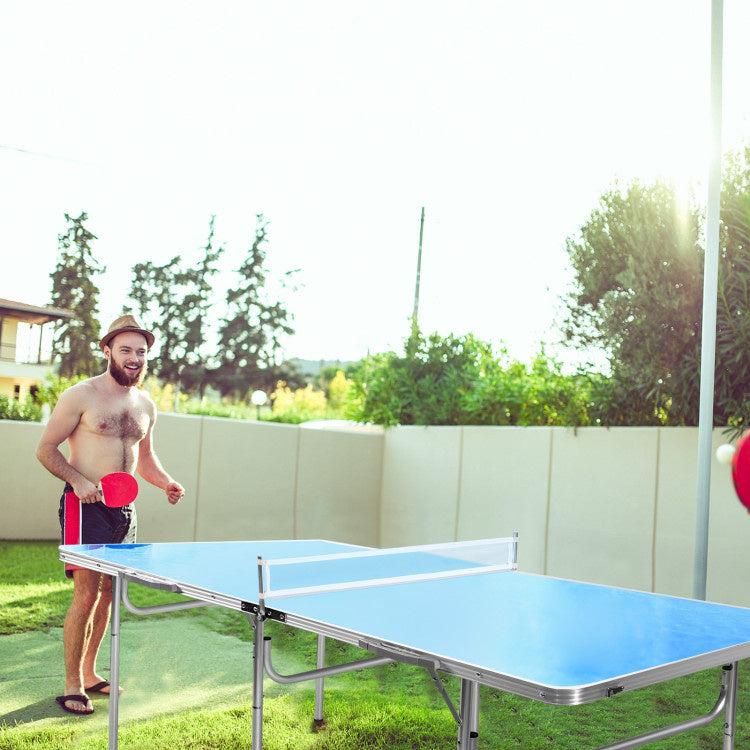 Hooya Imp.& Exp. - 60 Inch Portable Tennis Ping Pong Folding Table with Accessories