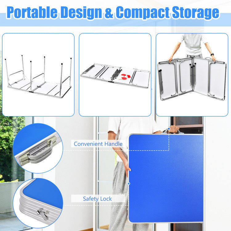 Hooya Imp.& Exp. - 60 Inch Portable Tennis Ping Pong Folding Table with Accessories