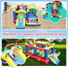 Yeah Depot - 7 in 1 Inflatable Bounce House, Bouncy House with Ball Pit for Kids Indoor Outdoor Party Family Fun, Obstacles, Toddler Jump Bouncy Castle with Ball Pit for Birthday Party Gifts