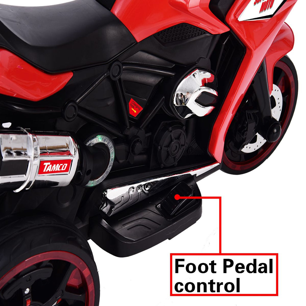 Yeah Depot - TAMCO 12V Kids Electric motorcycle ,ride on motorcycle,Three lighting wheels Kids electric toys BoysGirls Motorcycle, Children Battery Motor Bikes Rechargeable 3 Wheels Ride on Electric Motorcycle