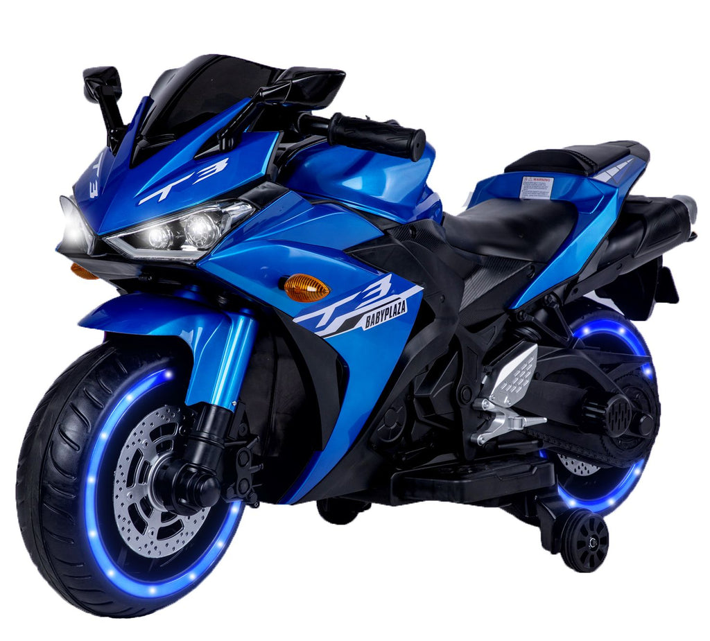 Yeah Depot - kids motorcycle,Tamco 12V motorcycle for kids 3 4 5 6 years Boys Girls 12v7ah kids motorcycle ride on toy with Training Wheels/manual throttle/ drive by hand /Lightting wheels