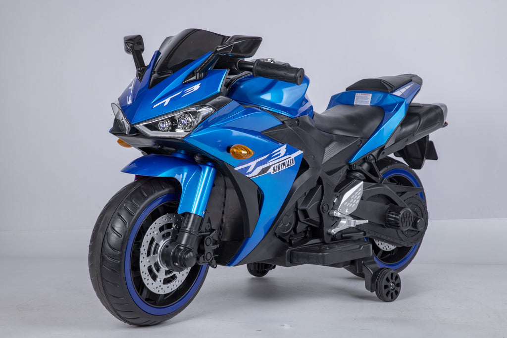 Yeah Depot - kids motorcycle,Tamco 12V motorcycle for kids 3 4 5 6 years Boys Girls 12v7ah kids motorcycle ride on toy with Training Wheels/manual throttle/ drive by hand /Lightting wheels