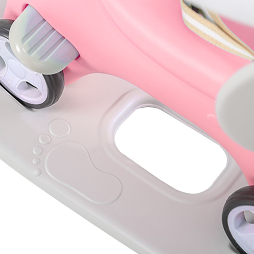 Yeah Depot - Rocking Horse for Toddlers , Balance Bike Ride On Toys with Push Handle, Backrest and Balance Board for Baby Girl and Boy, Unicorn Kids Riding Birthday (Pink)