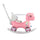 Yeah Depot - Rocking Horse for Toddlers , Balance Bike Ride On Toys with Push Handle, Backrest and Balance Board for Baby Girl and Boy, Unicorn Kids Riding Birthday (Pink)