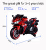 Yeah Depot - TAMCO kids motorcycle 12V motorcycle for kids 3 4 5 6 years Boys Girls 12v7ah kids motorcycle ride on toy with Training Wheels/manual throttle/ drive by hand /Lightting wheels