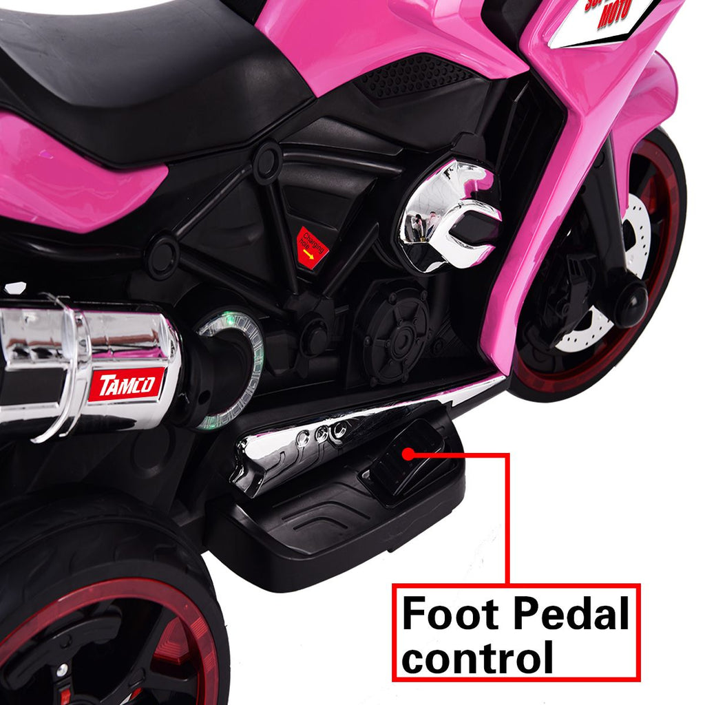Yeah Depot - TAMCO 12V Kids Electric motorcycle/ ride on motorcycle,Girls Motorcycle, Children Battery Motor Bikes Rechargeable 3 Wheels Ride on Kids Electric Motorcycle with Light Wheels /electric ride on car