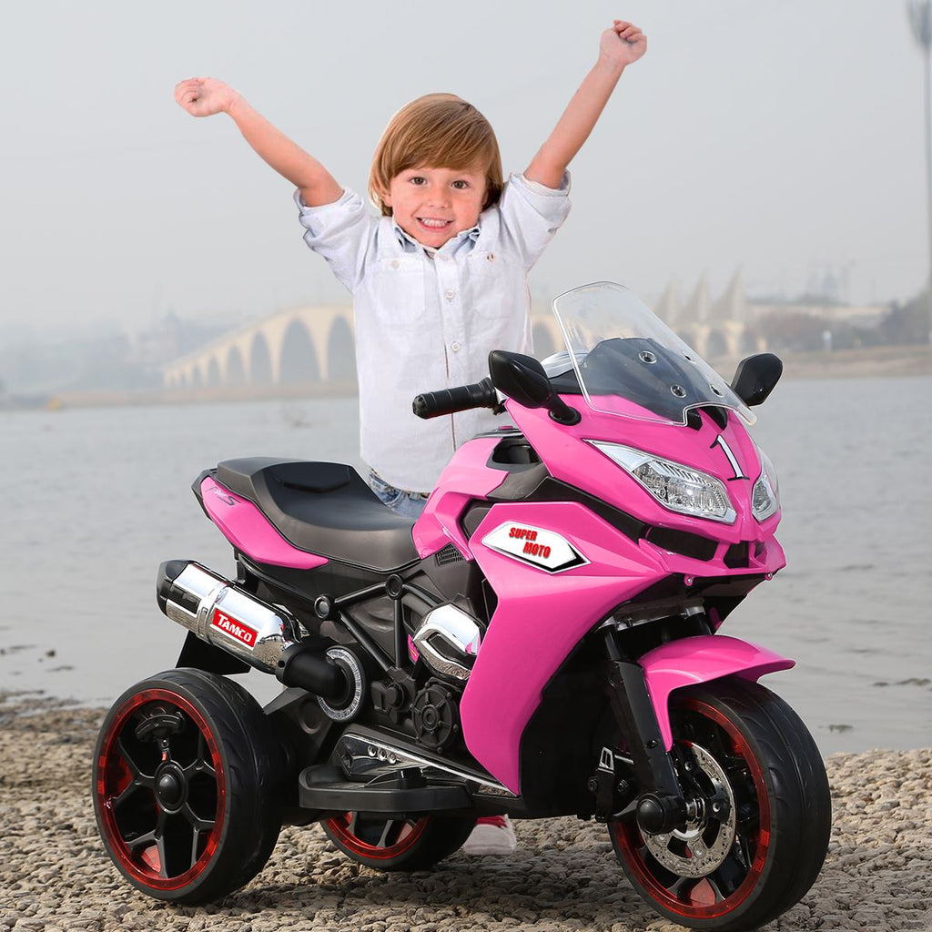 Yeah Depot - TAMCO 12V Kids Electric motorcycle/ ride on motorcycle,Girls Motorcycle, Children Battery Motor Bikes Rechargeable 3 Wheels Ride on Kids Electric Motorcycle with Light Wheels /electric ride on car