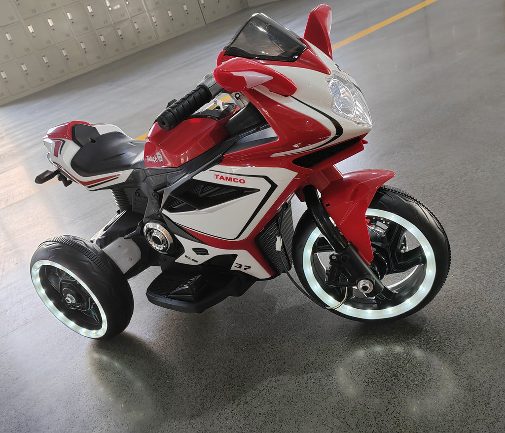 Yeah Depot - Plastic red 6V Kids Electric motorcycle/ Kids toys motorcycle/Kids electric car/electric ride on motorcycle