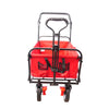 Yeah Depot - folding wagon Collapsible Outdoor Utility Wagon, Heavy Duty Folding Garden Portable Hand Cart, Drink Holder, Adjustable Handles