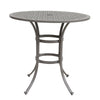 Yeah Depot - 42 Inches Cast Aluminum Round Bar Table