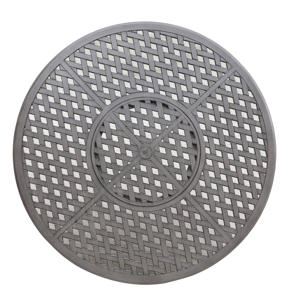 Yeah Depot - 42 Inches Cast Aluminum Round Bar Table