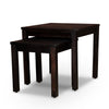 Yeah Depot - 2-Piece Eucalyptus Nesting Table Set, Espresso