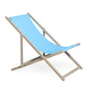 Yeah Depot - Beach Sling Patio Chair Set of 2,Wooden Folding Outdoor Chairs for Outside 3 Level Height Adjustable, Portable Reclining Beach Chair
