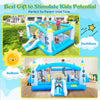Yeah Depot - Multifunctional Jump 'n Slide Inflatable Bouncer for Kids Complete Setup with Blower - 198'' x 180'' Play Area - 96'' Tall