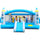 Yeah Depot - Multifunctional Jump 'n Slide Inflatable Bouncer for Kids Complete Setup with Blower - 198'' x 180'' Play Area - 96'' Tall