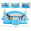 Yeah Depot - Multifunctional Jump 'n Slide Inflatable Bouncer for Kids Complete Setup with Blower - 198'' x 180'' Play Area - 96'' Tall