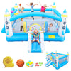 Yeah Depot - Multifunctional Jump 'n Slide Inflatable Bouncer for Kids Complete Setup with Blower - 198'' x 180'' Play Area - 96'' Tall