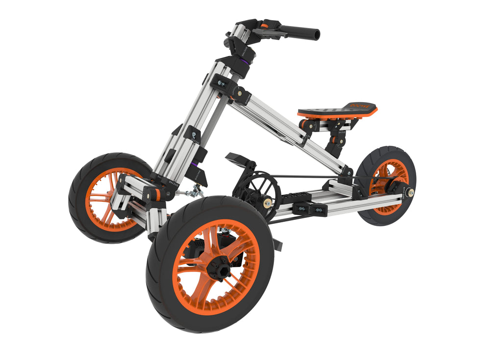 Yeah Depot - KidRock Buildable Kit 20 in 1 Kids Go Kart Set, Suitable for 1 to 8 Years Old, Two Wheel Bike, Three Wheel Bike, Go Kart, Sit/Stand Scooter, etc. Most Popular L Kit (Non Electric)